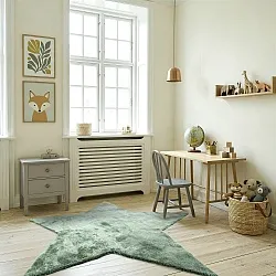 Dětský Koberec - Aranga Super Soft Star (zelený)