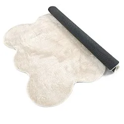 Vlnitý shaggy koberec - Aranga Super Soft Fur (béžový)