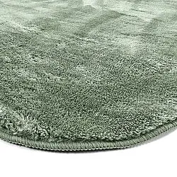 Vlnitý shaggy koberec - Aranga Super Soft Fur (zelený)