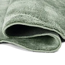Vlnitý shaggy koberec - Aranga Super Soft Fur (zelený)