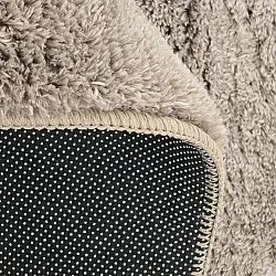 Oválný shaggy koberec - Aranga Super Soft Fur (hnědý)