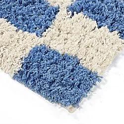 Shaggy koberce - Atrani Natural Cotton Shaggy (modrý)