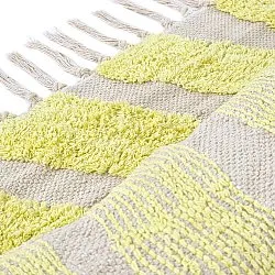 Shaggy koberce - Callista Natural Cotton Shaggy (žlutá)