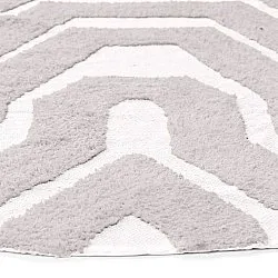 Kulatý koberec - Callista Natural Cotton Shaggy (taupe)