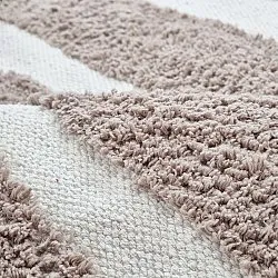 Shaggy koberce - Callista Natural Cotton Shaggy (taupe)