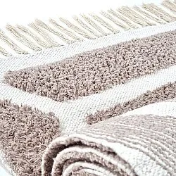 Shaggy koberce - Callista Natural Cotton Shaggy (taupe)