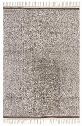 Shaggy koberce - Celina Natural Cotton Shaggy (béžová/hnědá)