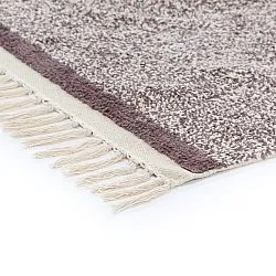 Shaggy koberce - Celina Natural Cotton Shaggy (béžová/hnědá)