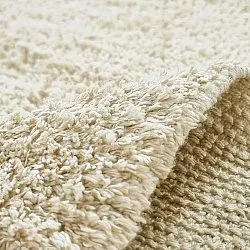 Shaggy koberce - Celina Natural Cotton Shaggy (šedobílá/béžová)