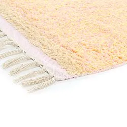 Shaggy koberce - Celina Natural Cotton Shaggy (růžová/béžová)