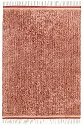 Shaggy koberce - Celina Natural Cotton Shaggy (červené)