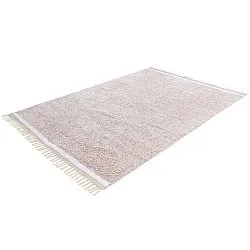 Shaggy koberce - Celina Natural Cotton Shaggy (taupe/levandule)