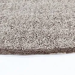 Kulatý koberec - Celina Natural Cotton Shaggy (béžová/hnědá)