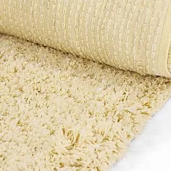 Shaggy koberce - Combarro Solid Cotton Shaggy (světle žlutá)
