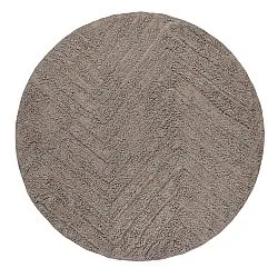 Kulatý koberec - Conara Natural Cotton Shaggy (taupe)