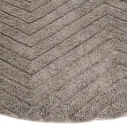 Kulatý koberec - Conara Natural Cotton Shaggy (taupe)