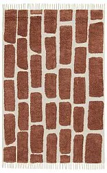 Shaggy koberce - Cyrus Natural Cotton Shaggy (hnědý)