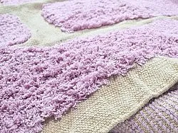 Kulatý koberec - Cyrus Natural Cotton Shaggy (nachový)