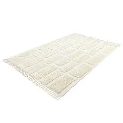 Shaggy koberce - Cyrus Natural Cotton Shaggy (špinavě bílá)