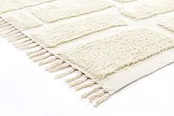 Shaggy koberce - Cyrus Natural Cotton Shaggy (špinavě bílá)