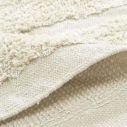 Kulatý koberec - Cyrus Natural Cotton Shaggy (špinavě bílá)