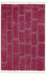 Shaggy koberce - Cyrus Natural Cotton Shaggy (červené)