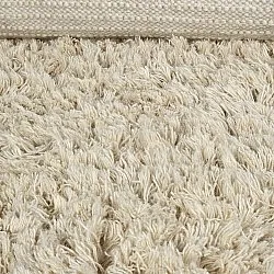 Shaggy koberce - Fassale Hand Woven Wool Shaggy (krém)