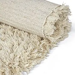 Shaggy koberce - Fassale Hand Woven Wool Shaggy (krém)