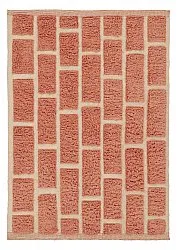 Shaggy koberce - Leknes Hand Woven Wool Shaggy (terakota)
