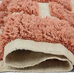 Shaggy koberce - Leknes Hand Woven Wool Shaggy (terakota)
