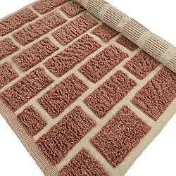Shaggy koberce - Leknes Hand Woven Wool Shaggy (terakota)