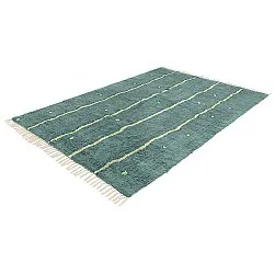 Shaggy koberce - Leora Natural Cotton Shaggy (zelená)