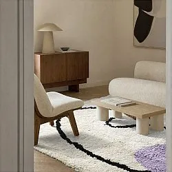 Shaggy koberce - Naousa Natural Cotton Shaggy (vícenásobná)