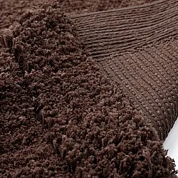 Shaggy koberce - Molyvos Natural Cotton Shaggy (hnědý)