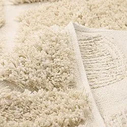 Shaggy koberce - Otranto Natural Cotton Shaggy (špinavě bílá)