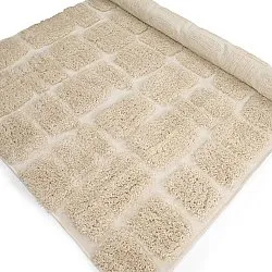 Shaggy koberce - Otranto Natural Cotton Shaggy (špinavě bílá)