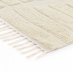 Shaggy koberce - Rani Natural Cotton Shaggy (béžový)