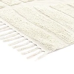 Shaggy koberce - Rani Natural Cotton Shaggy (špinavě bílá)