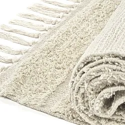 Shaggy koberce - Rani Natural Cotton Shaggy (špinavě bílá)