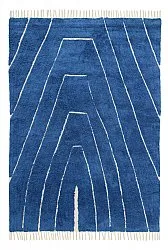 Shaggy koberce - Sivia Natural Cotton Shaggy (modrý)