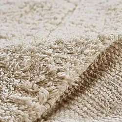 Shaggy koberce - Sivia Natural Cotton Shaggy (béžový)
