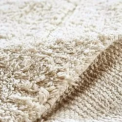 Shaggy koberce - Sivia Natural Cotton Shaggy (špinavě bílá)