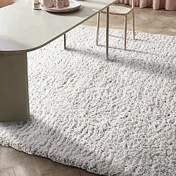 Shaggy koberce - Combarro Solid Cotton Shaggy (krém)