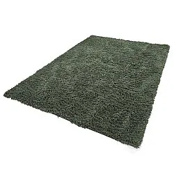 Shaggy koberce - Combarro Solid Cotton Shaggy (zelený)