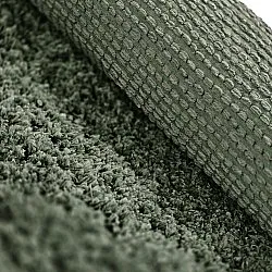 Shaggy koberce - Combarro Solid Cotton Shaggy (zelený)