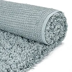 Shaggy koberce - Combarro Solid Cotton Shaggy (světle modrá)