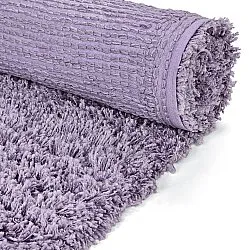 Shaggy koberce - Combarro Solid Cotton Shaggy (světle fialová)