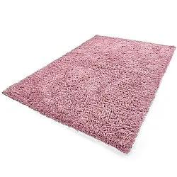 Shaggy koberce - Combarro Solid Cotton Shaggy (světle růžová)