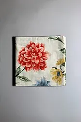 Látkové ubrousky, 4 ks Dahlia (červená)