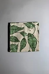 Látkové ubrousky, 4 ks Leaves (zelená)